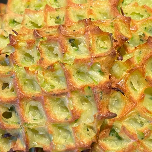 Gaufres de courgette