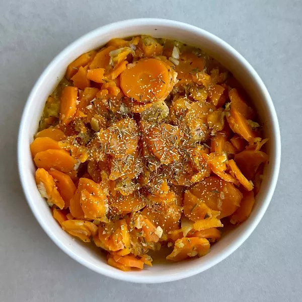 Carottes fondantes aux saveurs du Sud