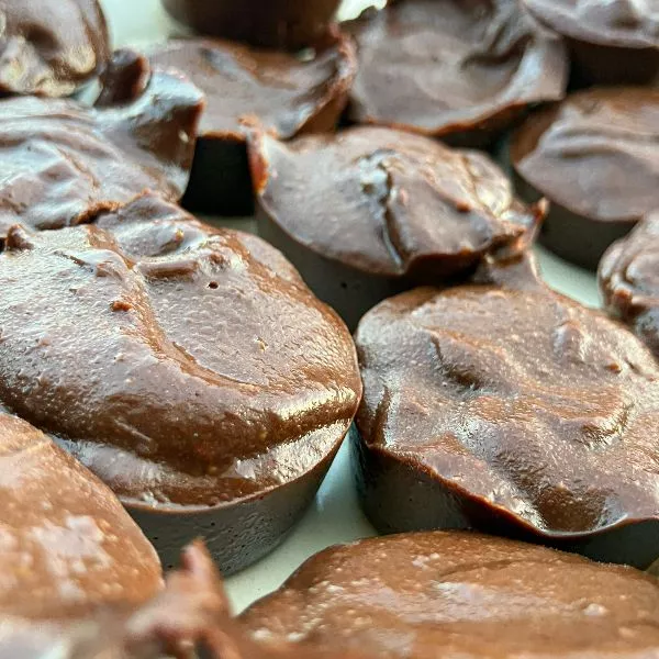 Fondants au chocolat sans cuisson