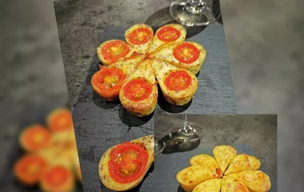 Bouchées apéritives moule feuille