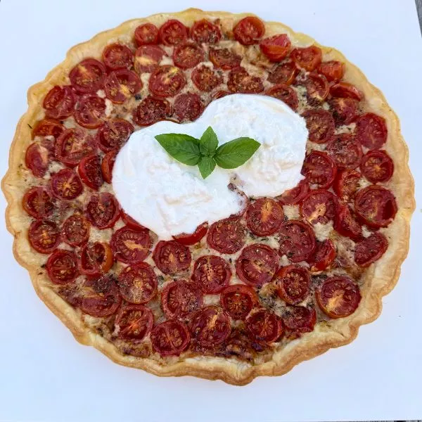 Tarte aux tomates cerise - Chez Nanou