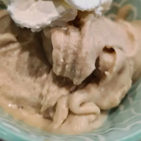Sorbet banane-cacahuète