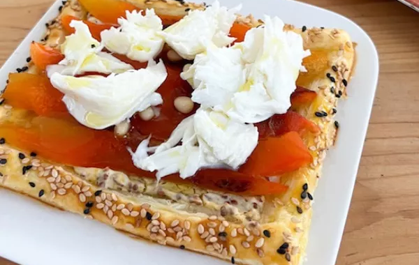 Tartelettes fines aux poivrons