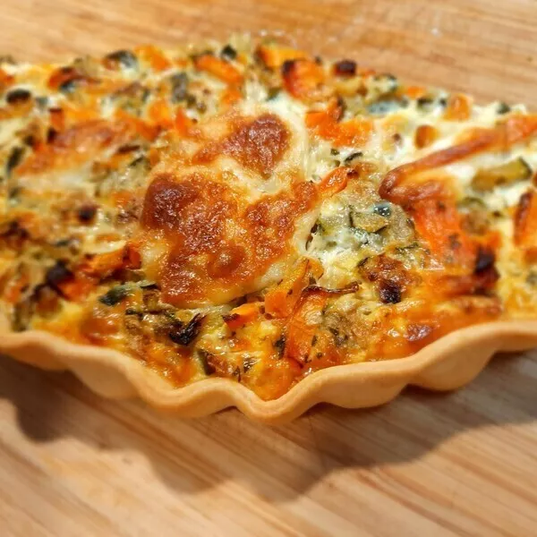Tarte aux légumes grillés / mozza