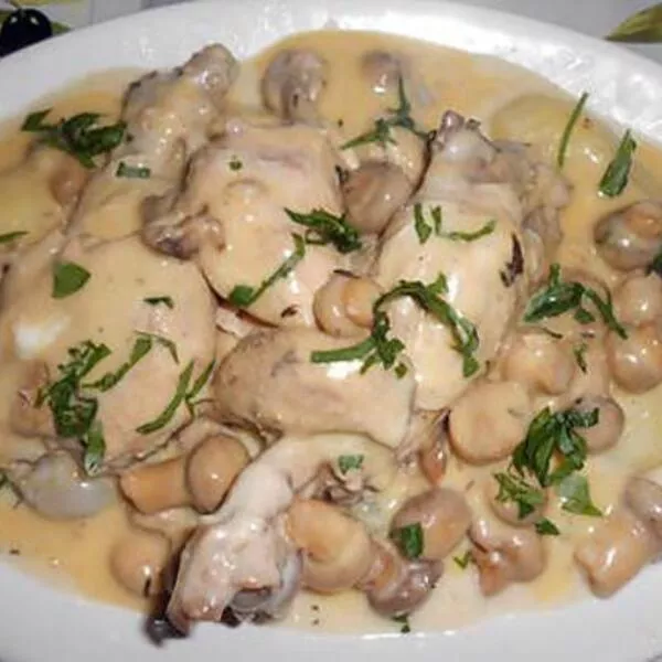 JB BLANQUETTE DE DINDE AUX CHAMPIGNONS