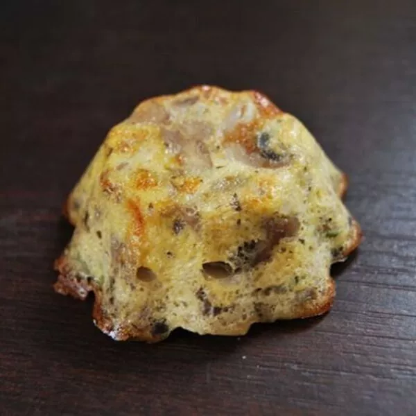Moelleux aux champignons et aux lardons