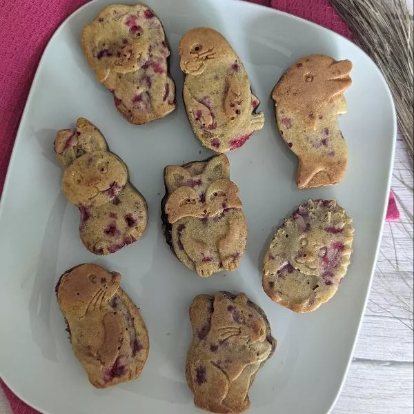 Moelleux aux framboises