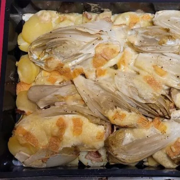 Gratin de chicons au maroilles