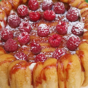 Charlotte aux framboises