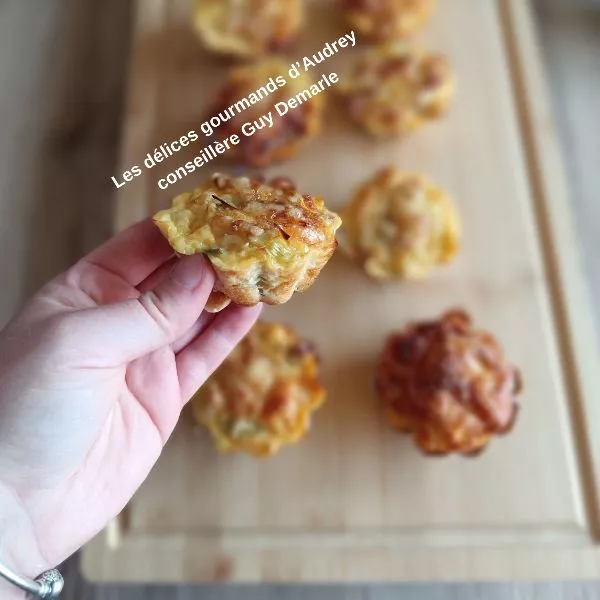 Flan poireaux lardons