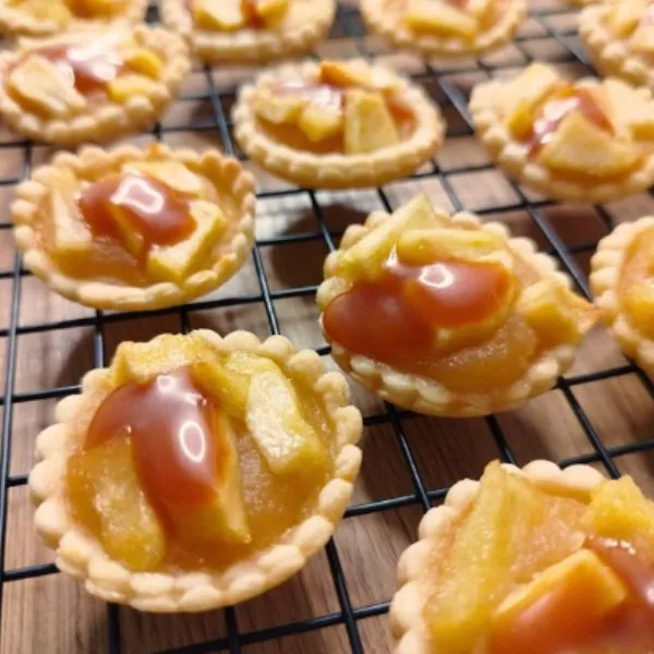 Mini tartelettes pomme caramel