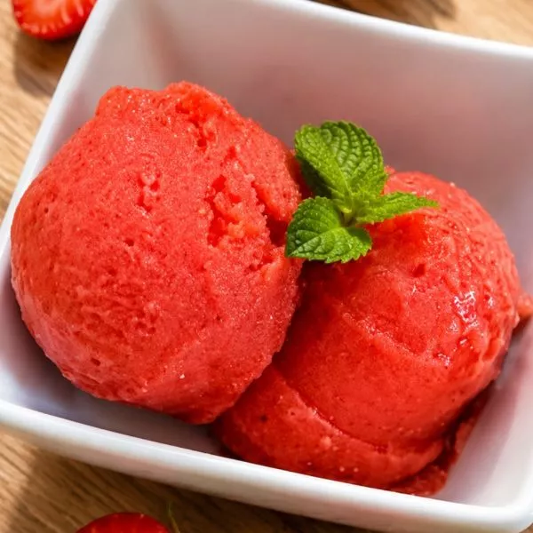 SORBET A LA FRAISE