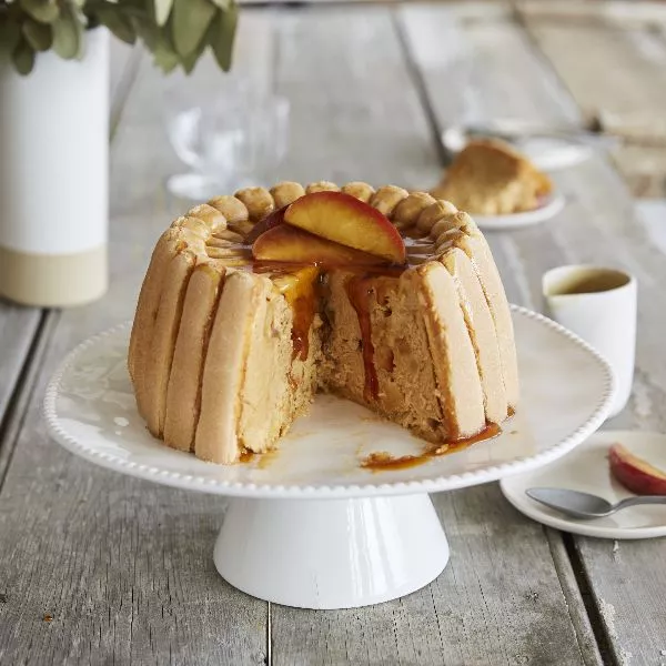 Charlotte pommes et caramel