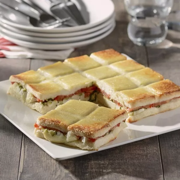 Croque courgettes chèvre