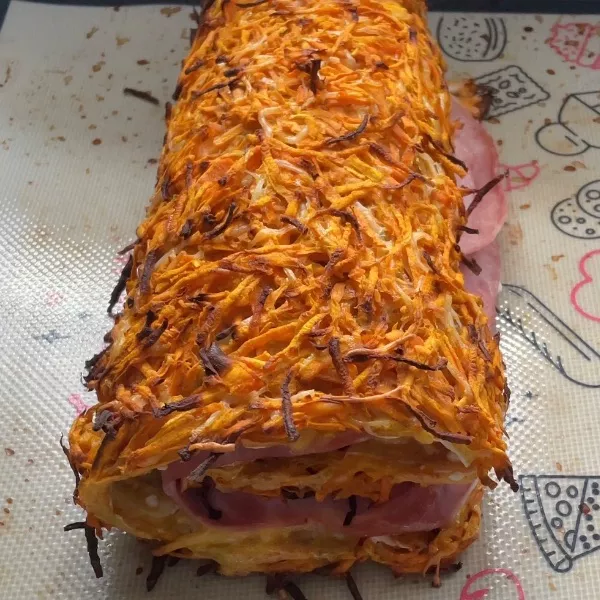 Roulé patates douces cheddar 