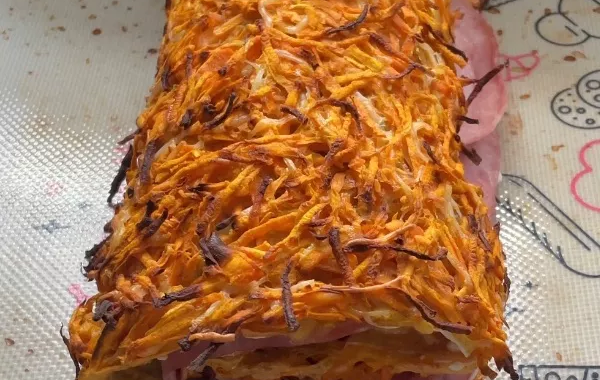 Roulé patates douces cheddar