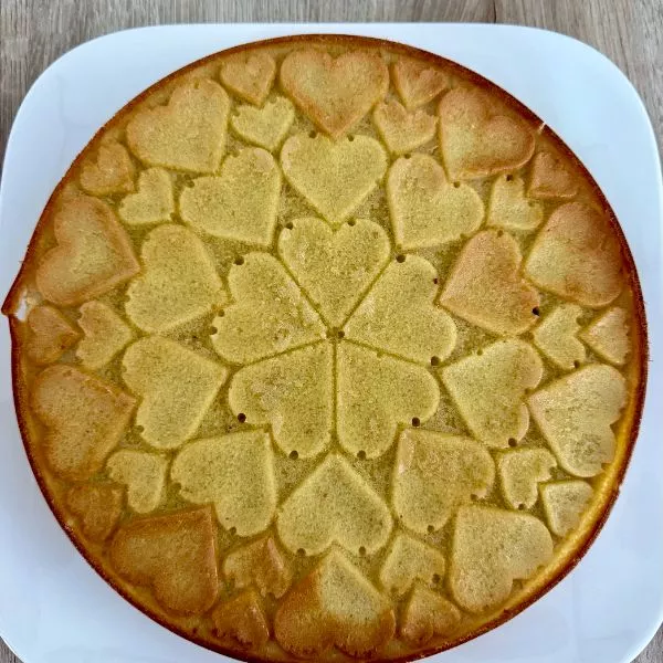 Le gâteau Coeurs de Rose - Chez Nanou