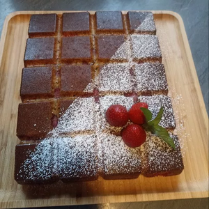 Brownie Coeur de Fraises.
