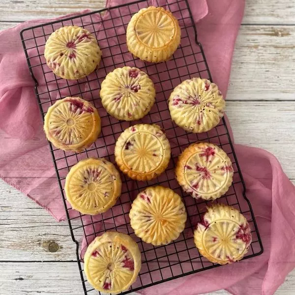 Moelleux framboises citron