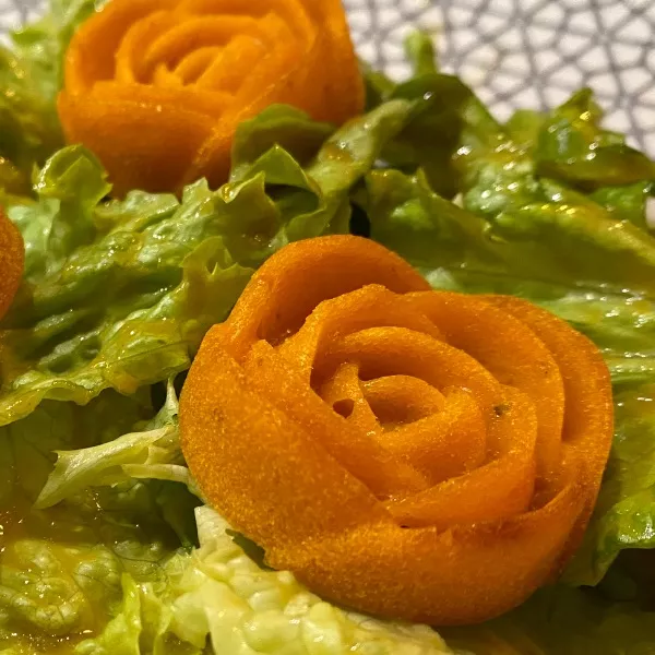 Roses au pesto
