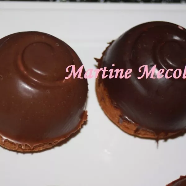 Dômes meringués à la framboise sans cook'in