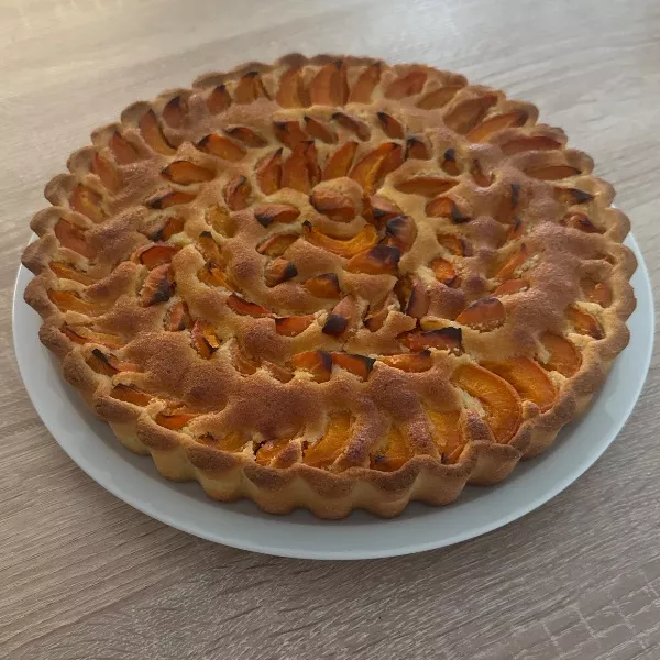Tarte abricot à la crème d’amandes