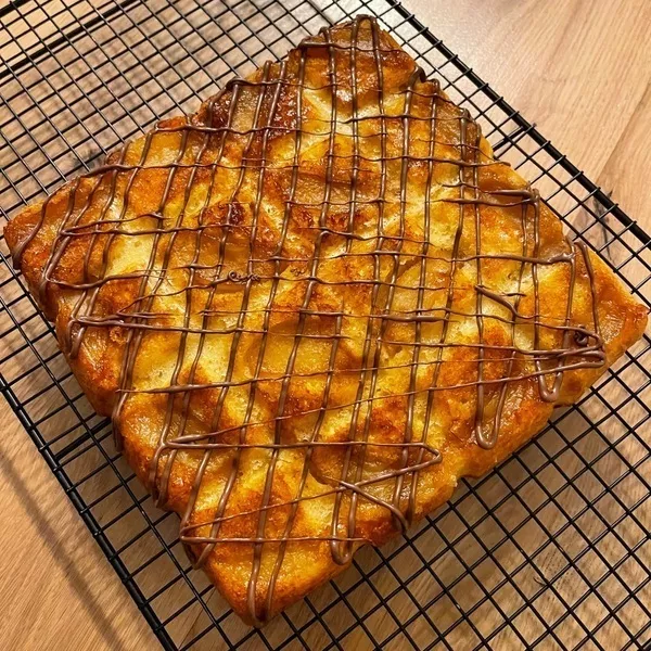gateau pommes caramélisés