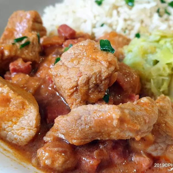 Sauté de porc au chorizo