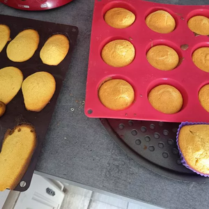 Madeleines aux 3 farines