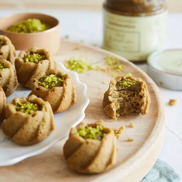 Financiers à la pistache
