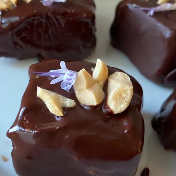 Cubes énergie à la cacahuète (Vegan) 