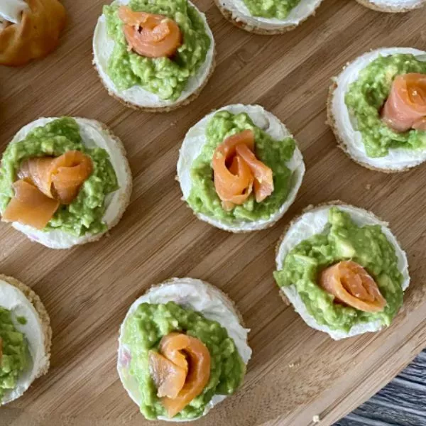 Cheesecake avocat saumon