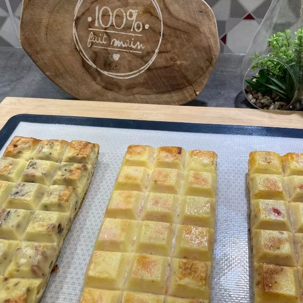 Trio de quiches sans pâte