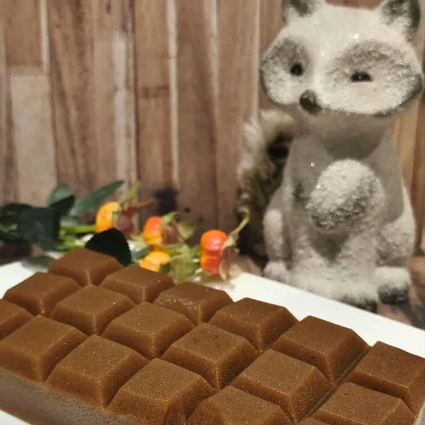 Tablette de caramel mou au sirop d'érable (recette de Philippe Conticcini)