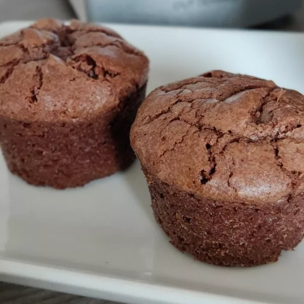 Mini-muffins chocolat framboises