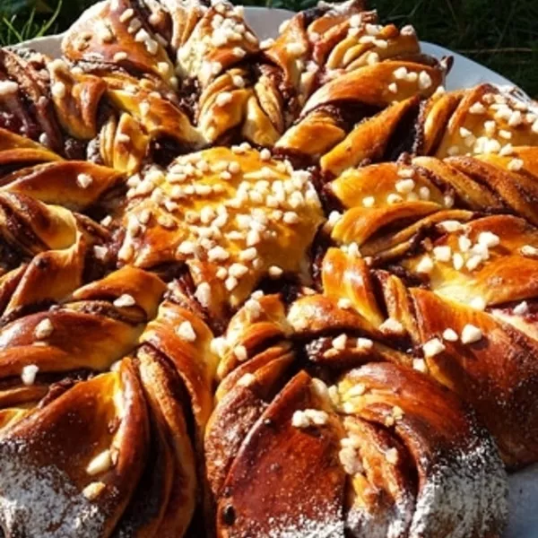Brioche étoile au Nutella@