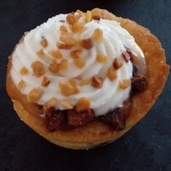 Cookies cup au caramel