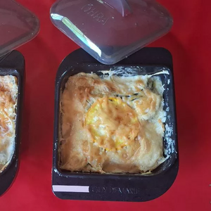 Gratin de courgettes et raviolis