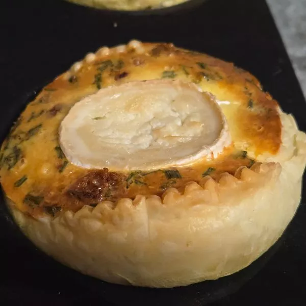 Tarte aux poireaux chévre 