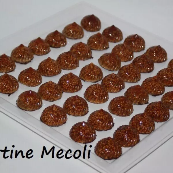 Croustillants de nougatine aux chocolats
