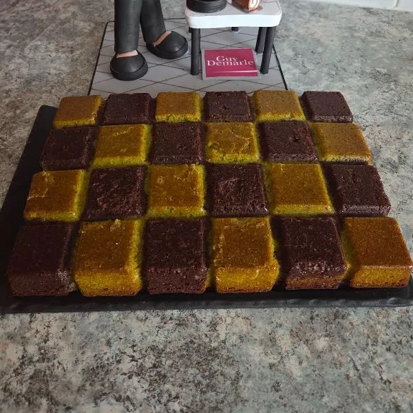 Marbré chocolat pistache 