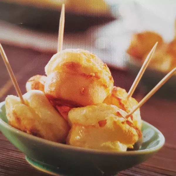 Crêpes souflées aux lardons