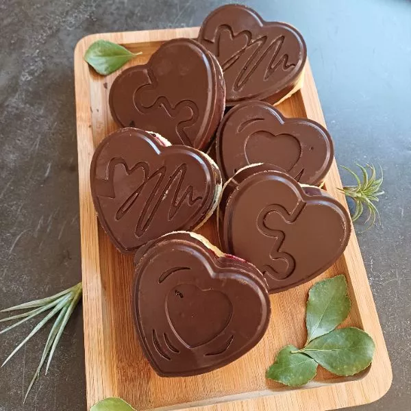 Coeurs façon Pim's