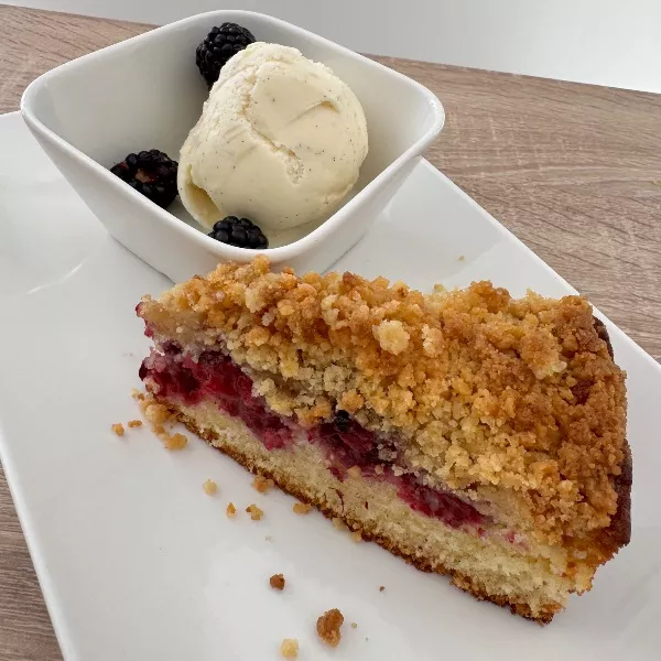 Crumbcake aux mûres 