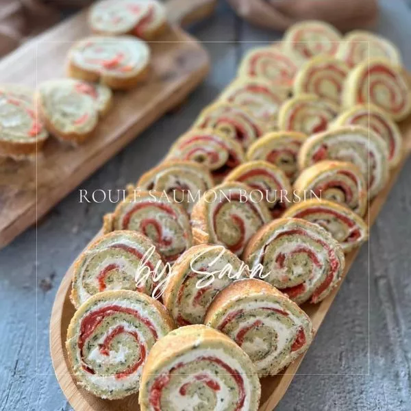 Roulé saumon boursin