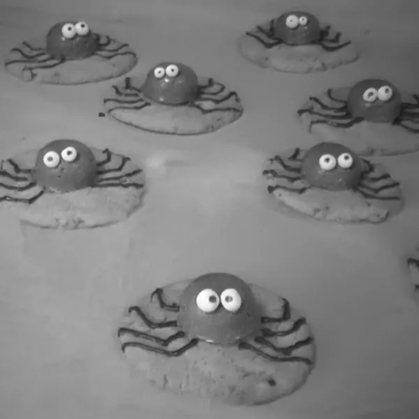 Cookies Araignées d'Halloween