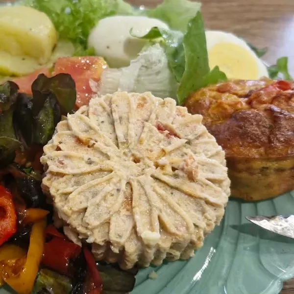Terrines poulet - poivron ww (pour 6)