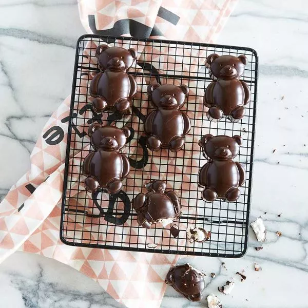 Oursons en guimauve et chocolat