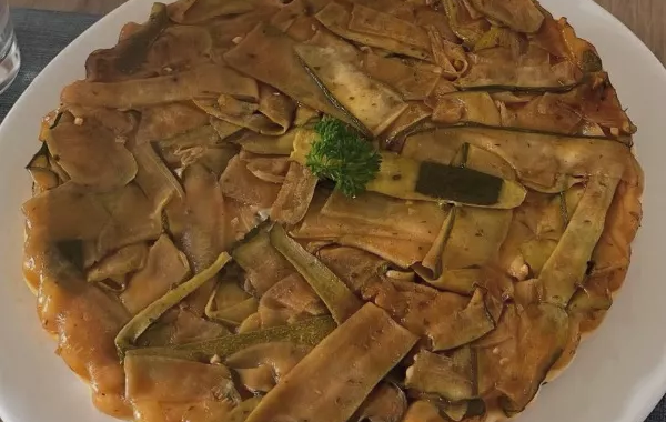 Tatin de courgettes