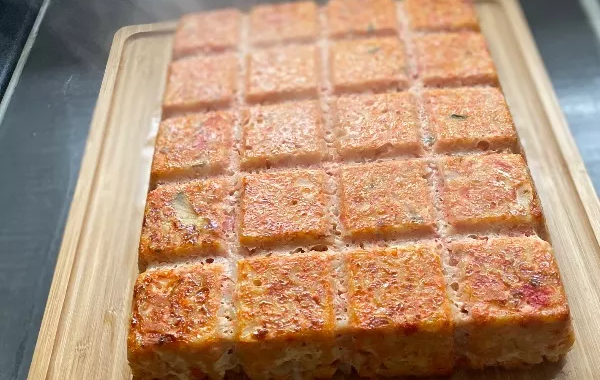 Gâteau de pâte végétarien